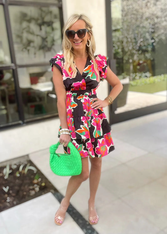 Bold Blooms Dress