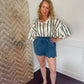 Stella Scalloped Hem Paperbag Shorts