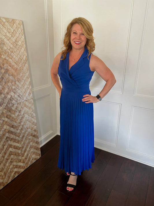 Lisa Pleated Dress