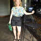 Adrienne Jaguar Print Top