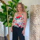 Willow floral peplum top