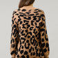 Penny Cheetah Oversized Long Cardigan