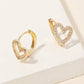 Mini Heart Hoop Earrings