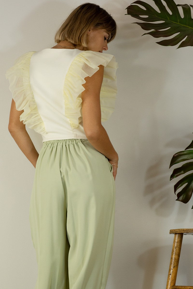 Paola Pleated Pants